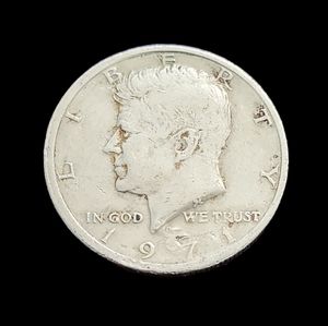 1971 Kennedy Half Coin Dollar No Mint Mark and Errors